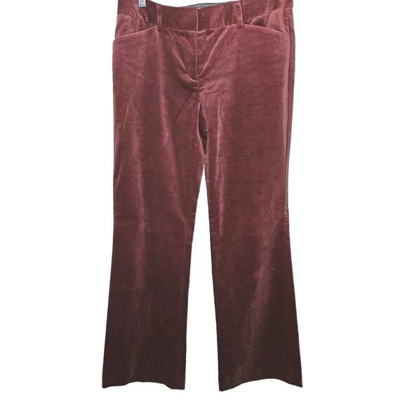 NWOT! Express Design Studio Editor Velvet Trouser Pant Size 6 - Picture 2 of 9